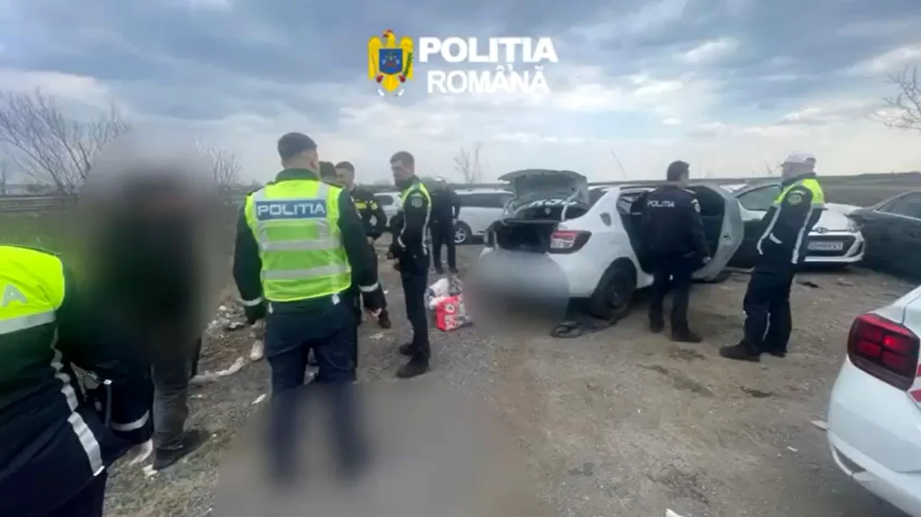 Imagine de la fața locului / foto: politia romana 