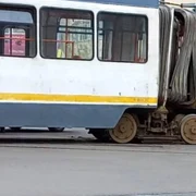 tramvai deraiat in bucuresti zona preciziei FOTO: Facebook/Europa Press RO