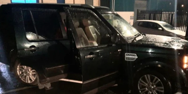 Tânăr de 14 ani aflat la volanul unui Land Rover  Foto Police Mid Ulster  jpg