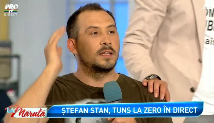 Ştefan Stan a pierdut pariul cu Măruţă şi s-a tuns în direct