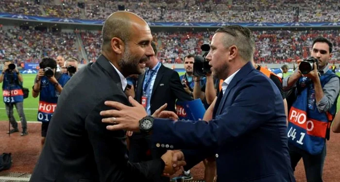 Pep Guardiola şi Laurenţiu Reghecampf vor fi din nou adversari