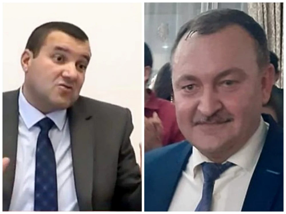 Radu Obreja (stânga) şi Constantin Timu (dreapta)