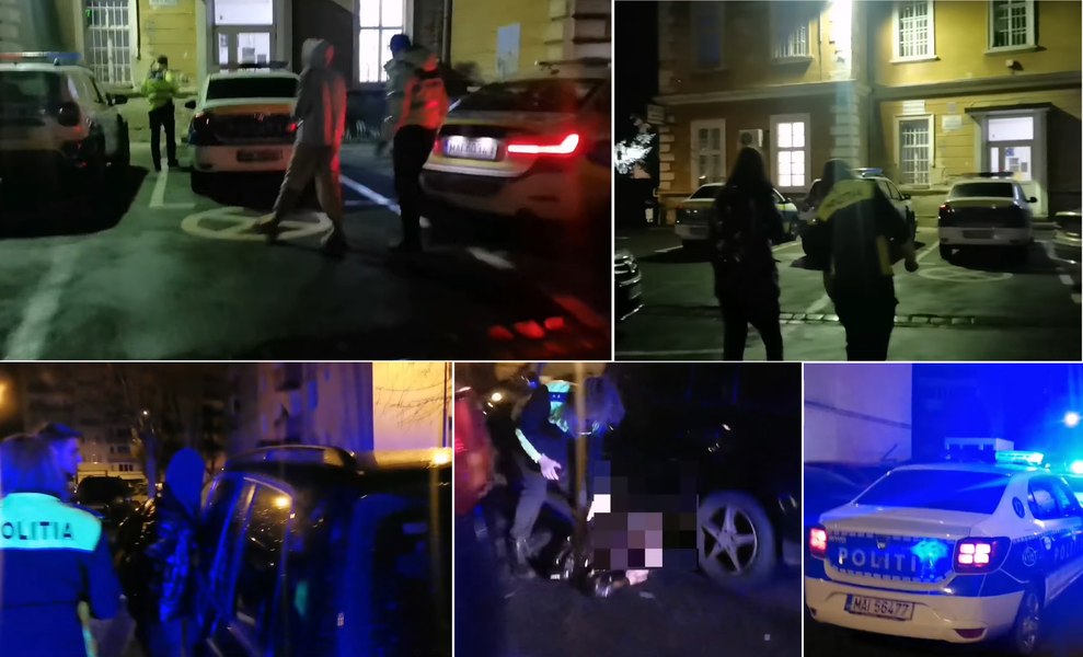 Goană pe străduțele Sibiului cu Poliția pe urme. Ce greșeală a trădat-o pe minora de la volan VIDEO 