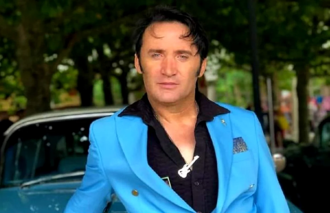 Valentin Mogoaşe, sosia lui Elvis Presley FOTO: arhiva personală