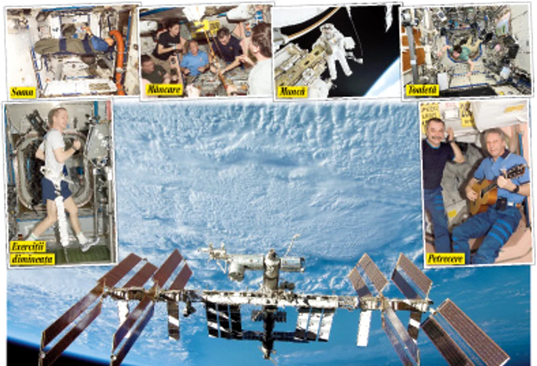 Astronauţii de pe Staţia Spaţială Internaţională au povestit cum trece timpul pe orbita Terrei la o altitudine de 347 kilometri
