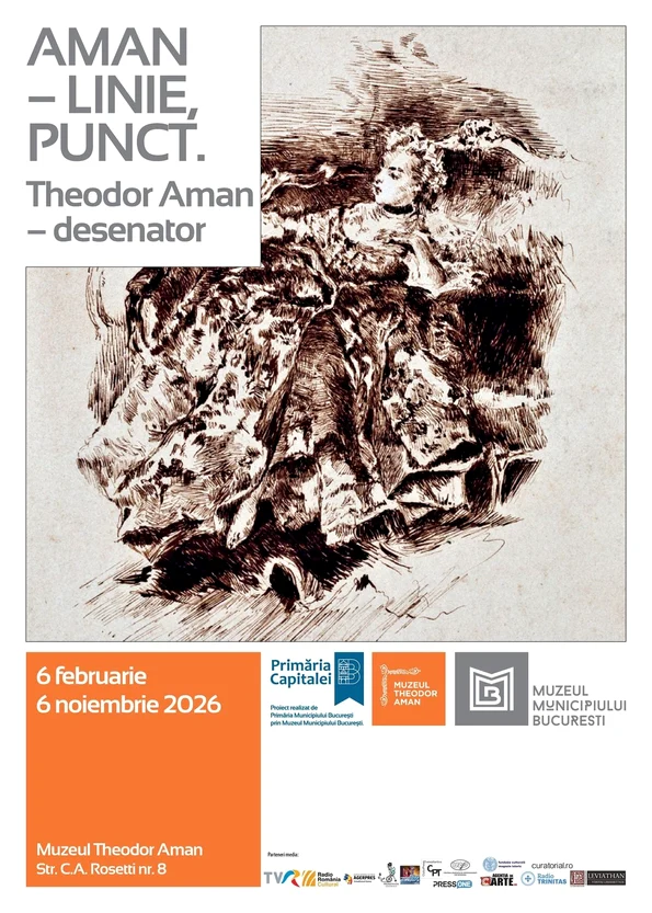 Expoziția „AMAN – LINIE, PUNCT. Theodor Aman – desenator”