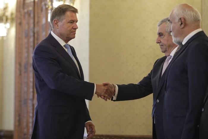 Klaus Iohannis, Călin Popescu Tăriceanu şi Varujan Vosganian