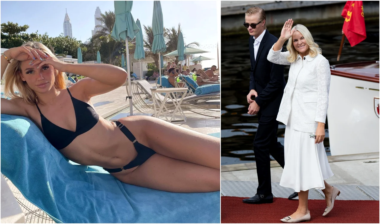 Marius Borg este fiul din prima căsătorie a lui Mette-Marit. FOTO: Instagram, Profimedia