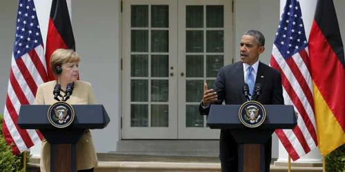 Angela Merkel si Barack Obama la Casa Alba FOTO Reuters