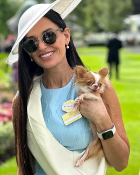 Demi Moore la Royal Ascot, 2023, Foto Instagram