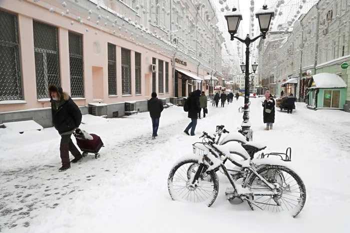 Moscova, acoperită de zăpadă FOTO EPA-EFE