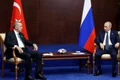 Vladimir Putin si Recep Tayyip Erdogan la un summit în Kazahstan FOTO EPA EFE jpg