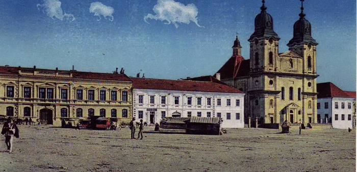 Blajul interbelic: Biserica Catedrală şi institutele de învăţământ/Sursa foto: colecţia Florin Bota