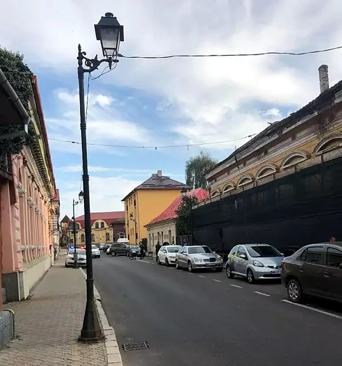 Strada Crișan în prezent  FOTO baiamare.net