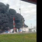 atac rafinarie Moscova captură X jpg