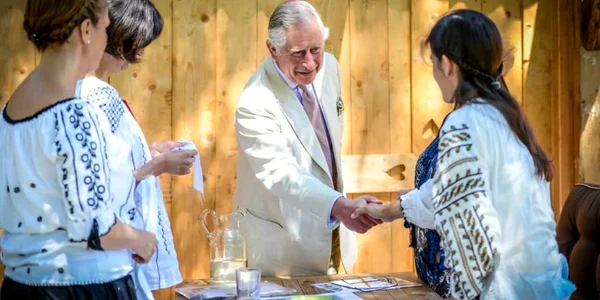 Prinţul Charles la inaugurarea centrului de la Viscri