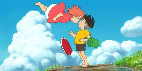 Secvenţe din „Ponyo on the Cliff“ 