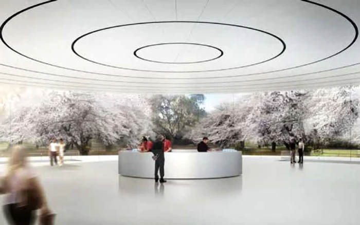 Noul campus al Apple pare desprins din filmele SF FOTO Wired.com