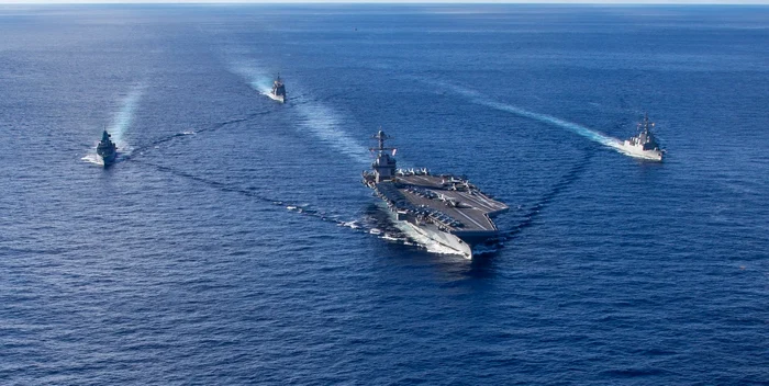 Portavionul american USS Gerald R. Ford /FOTO:X