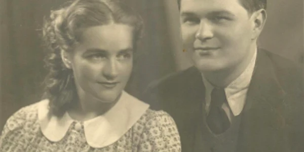 Corneliu Coposu cu Arlette Marcovici când s-au cunoscut la Constanţa - iulie 1941 Sursa corneliu-coposu.ro