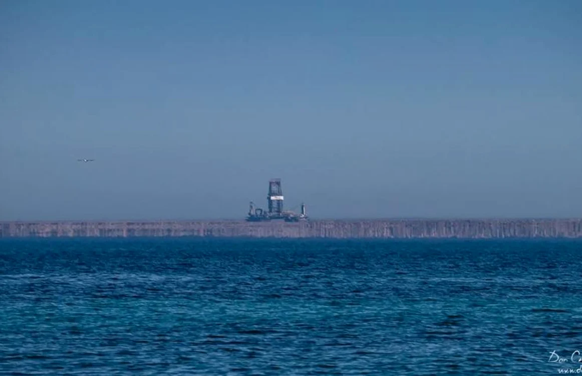 Fata Morgana la Marea Neagră Sursa foto Facebook Dan Cristian Mihăilescu