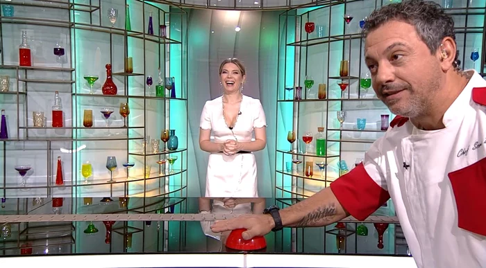 Sorin Bontea aruncă în luptă prima amuletă „Chefi la cuțite“ FOTO Antena 1