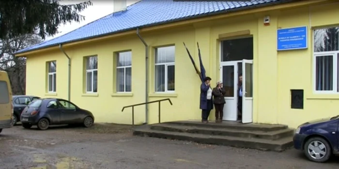 Şcoala din Vizantea Mănăstirească unde s-a întâmplat evenimentul