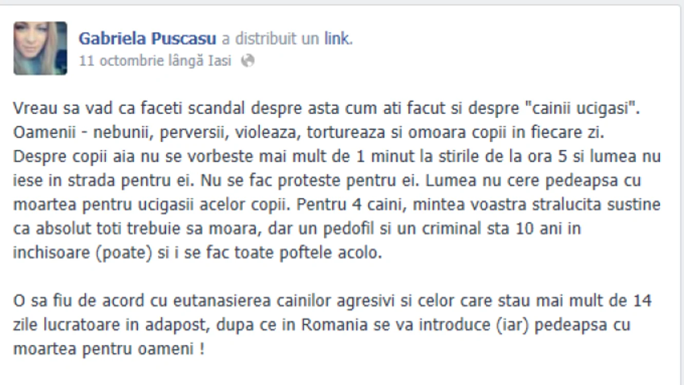 Gabriela Puşcaşu (FOTO FACEBOOK)