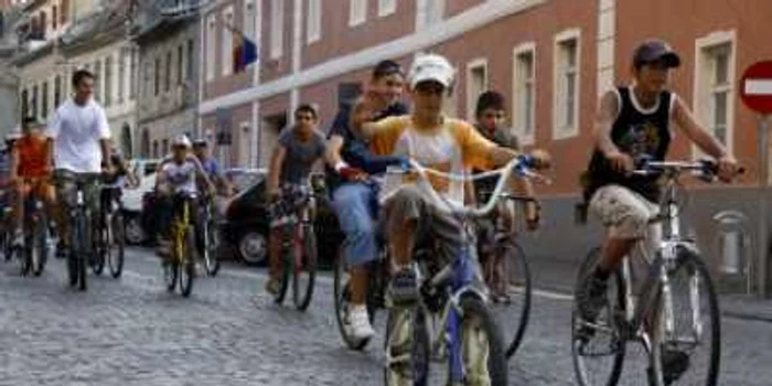 Sibiu: 150 de biciclişti au mărşăluit prin oraş
