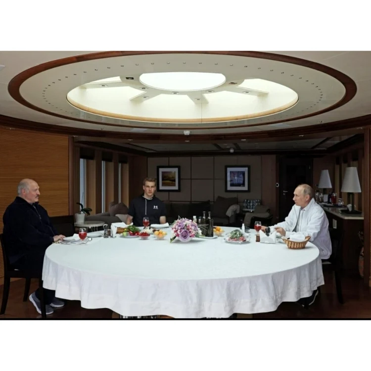 Preşedintele Putin şi preşedintele Lukaşenko la Soci
