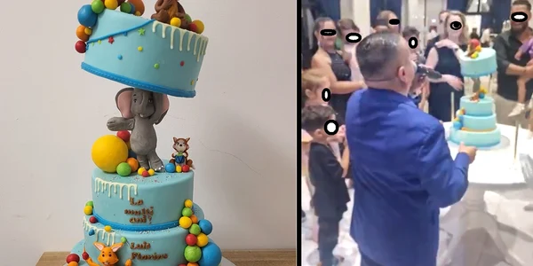 Unul dintre cele 11 torturi livrate la un botez și neplătite Colaj Oana s Cakes - Torturi Sibiu - Facebook