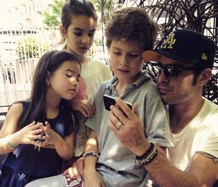 
    Adrian Mutu are 3 copii, iar un al patrulea este pe drum FOTO: Arhiva personală  