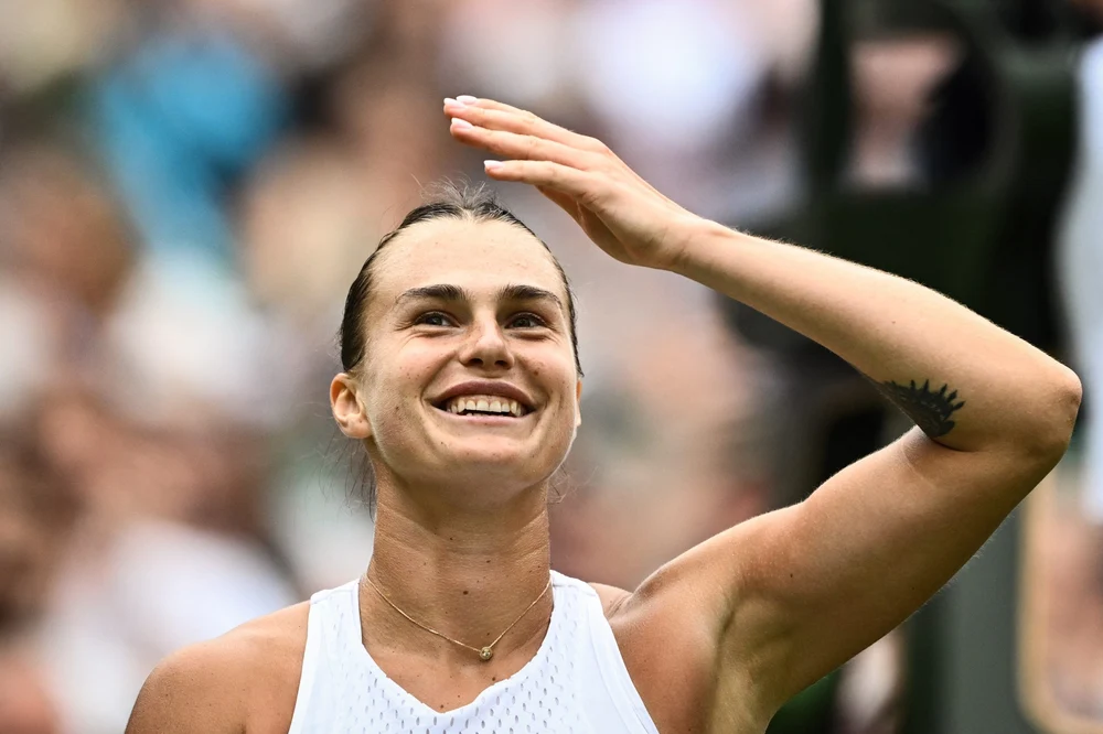 Aryna Sabalenka l-a făcut pe Carlos Alcaraz să sară de pe scaun. Spaniolul a arătat că știe de glumă