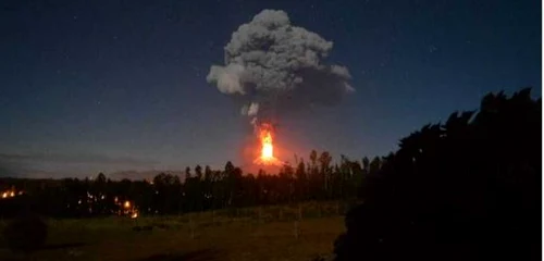 Eruptie vulcanica in Chile FOTO BuzzFeed/Twitter