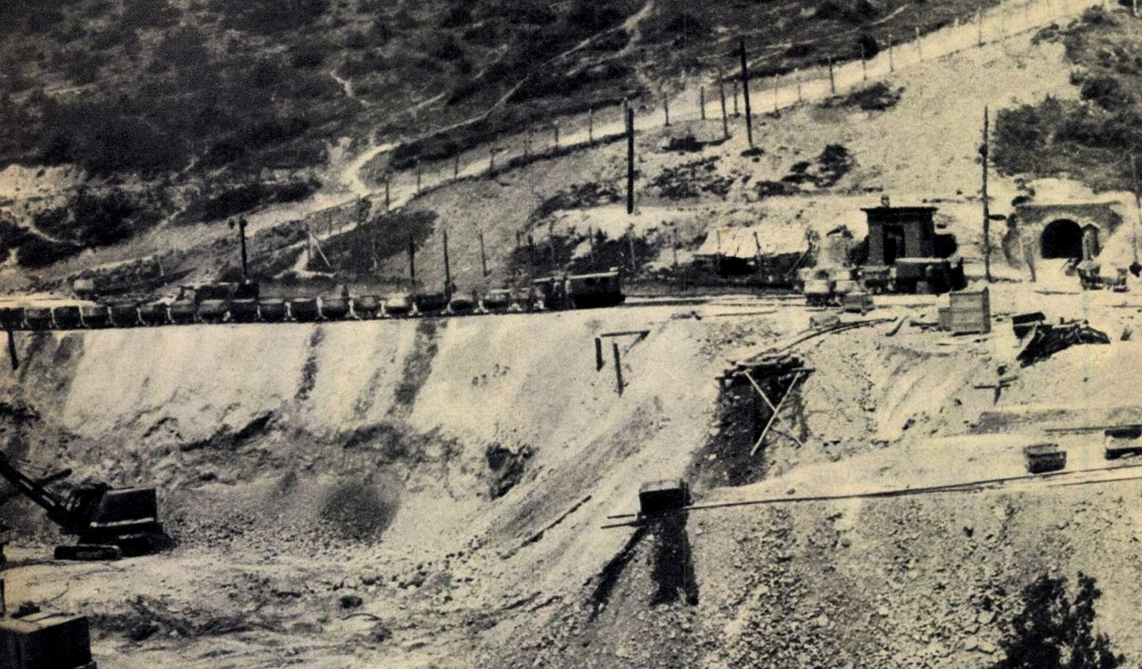 Mina de la Moldova Nouă. Foto: Flacăra, 1970