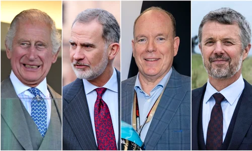 Regele Charles, Regele Felipe, Prințul Albert și Regele Frederik au ochii albaștri   Profimedia jpg
