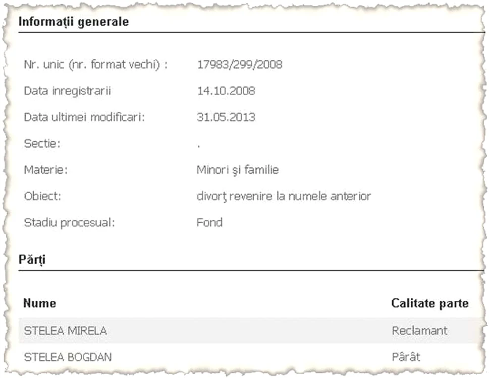 În 2008, cei doi au mai  vrut să divorţeze,  dar Mirela  s-a răzgândit