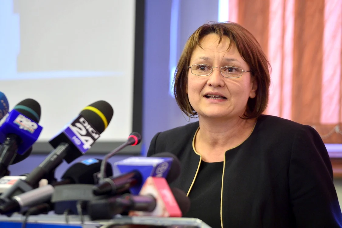 Laura Georgescu, preşedintele Consiliului Naţional al Audiovizualului FOTO Mediafax