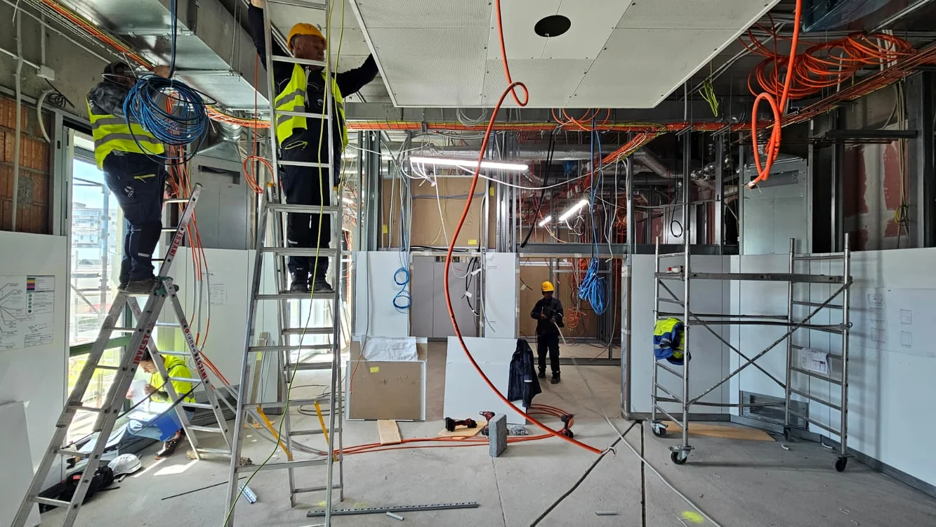 Lucrările la Centrul Zerlendi au fost reluate după deblocarea finanțării. FOTO: Primăria Sector 4