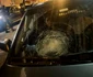 Mașina președintelui Ecuadorului, Daniel Noboa, a fost atacată de protestatari FOTO: X