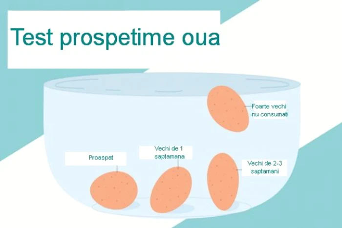 Înainte să mâncați ouă puteți face un test simplu ca să aflați dacă sunt proaspete