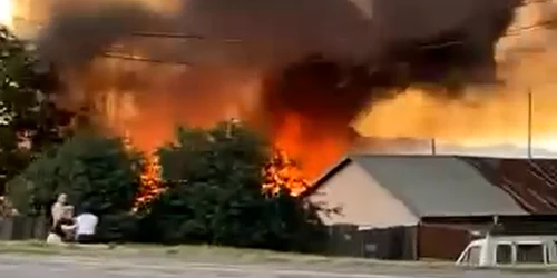 incendiu ghimbav brasov luni 30 iunie foto bizbrasov