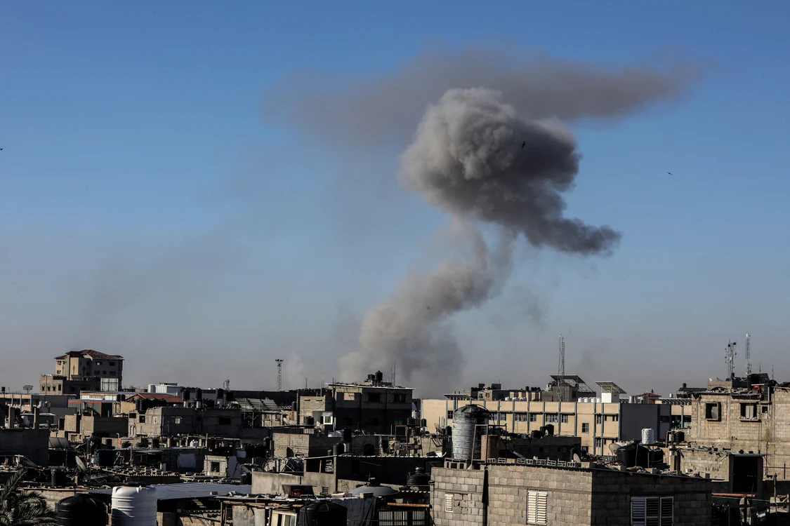 Bombardament la Rafah. Foto: Profimedia