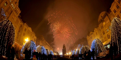 Revelion în centrul Timişoarei