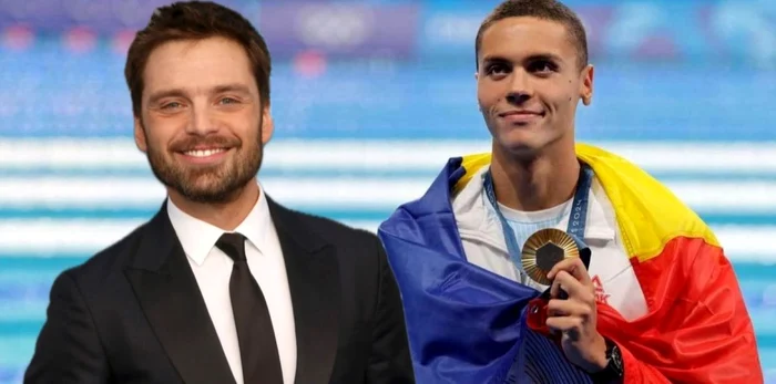 Comparație între averea lui David Popovici și cea a lui Sebastian Stan / foto: colaj Click!