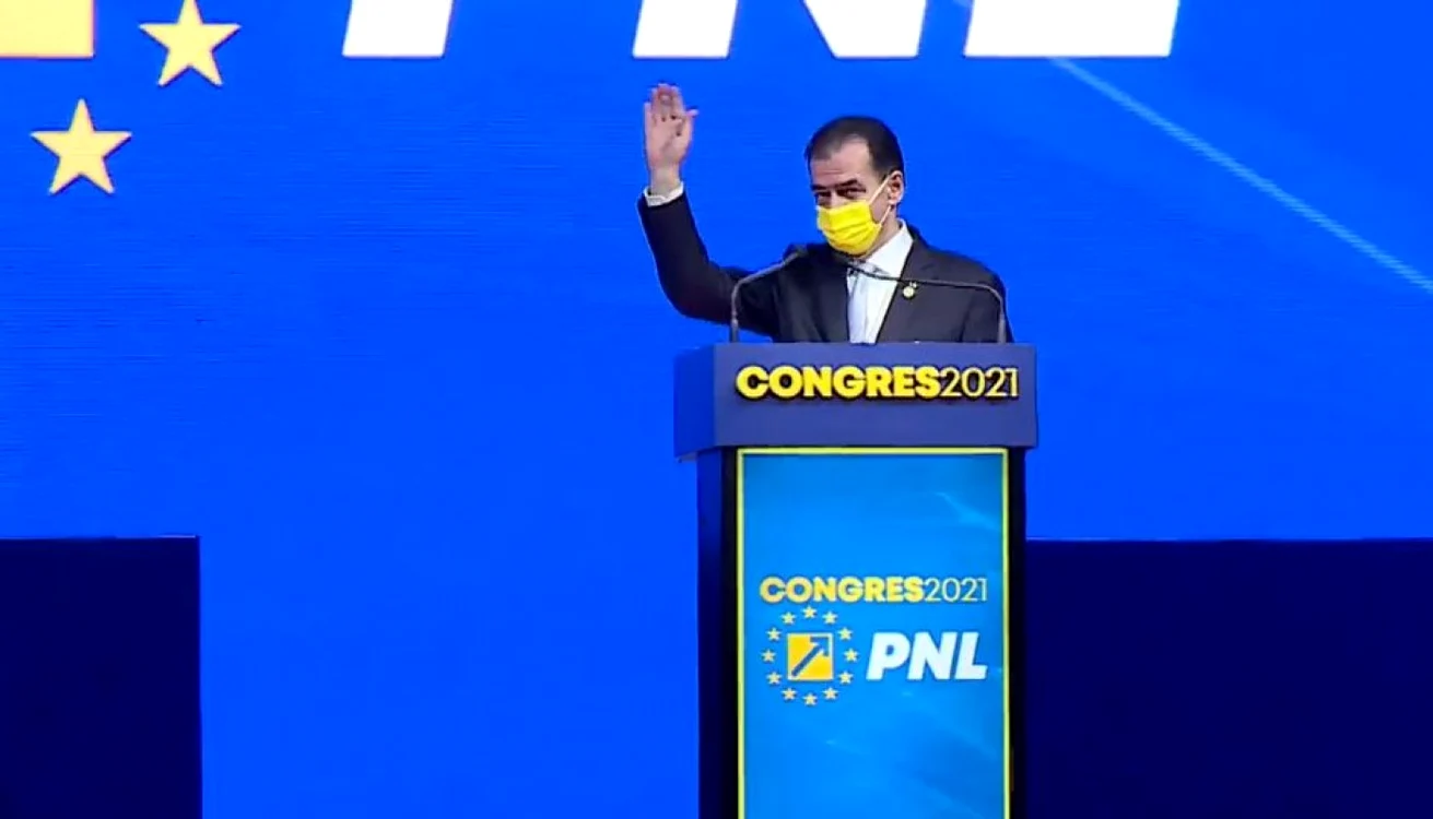 Ludovic Orban la Congresul PNL FOTO Captură video / Arhivă