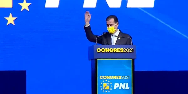 Ludovic Orban la Congresul PNL FOTO Captură video