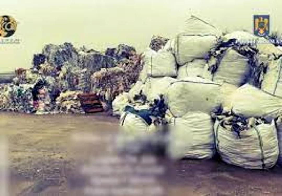 Percheziții la importatorii de gunoaie Foto: captură video DIICOT