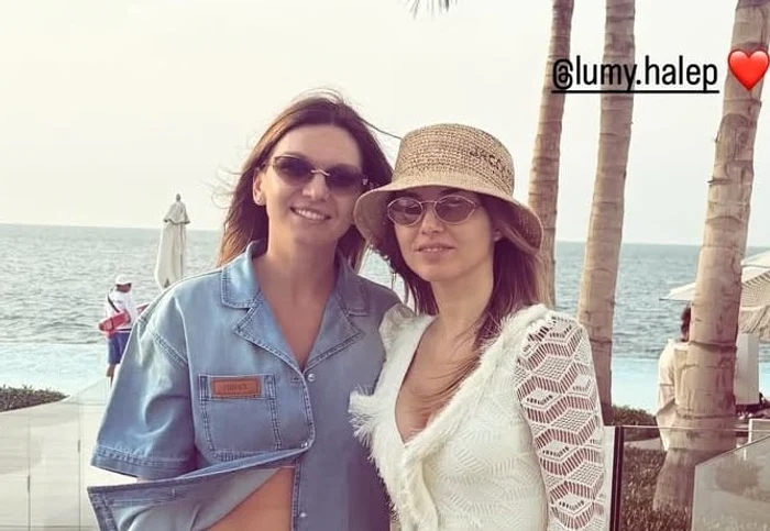 Simona Halep și dus cumnata, Luminița, la Dubai FOTO Captură Instagram