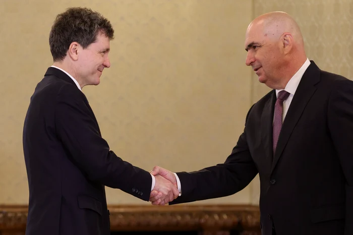 Președintele Nicușor Dan și premierul interimar Ilie Bolojan, liderul PNL. INQUAM Photos Octav Ganea